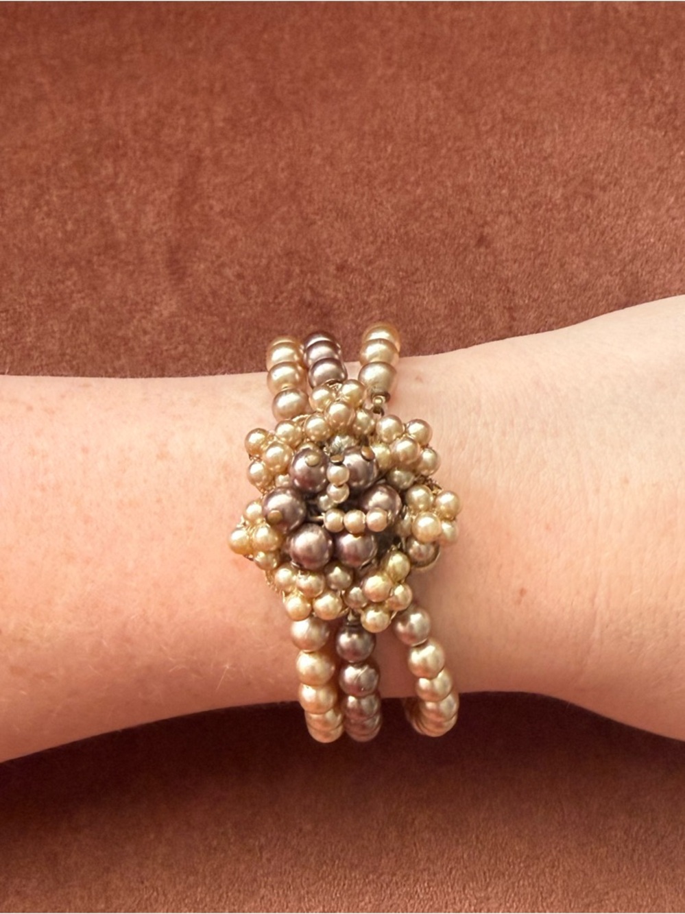 Vintage pearl bracelet